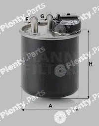 MANN-FILTER WK820/16 — Fuel Filter