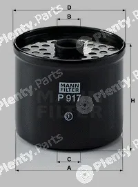 MANN-FILTER P917x — Fuel Filter
