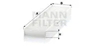 MANN-FILTER CU4436 — Filter, cabin air
