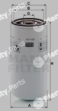 MANN-FILTER W11023 — Oil Filter