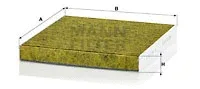 MANN-FILTER FP27008 — Filter, cabin air FreciousPlus