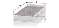 MANN-FILTER CUK23015-2 — Filter, cabin air
