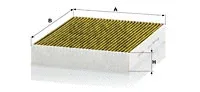 MANN-FILTER FP28009 — Filter, cabin air FreciousPlus