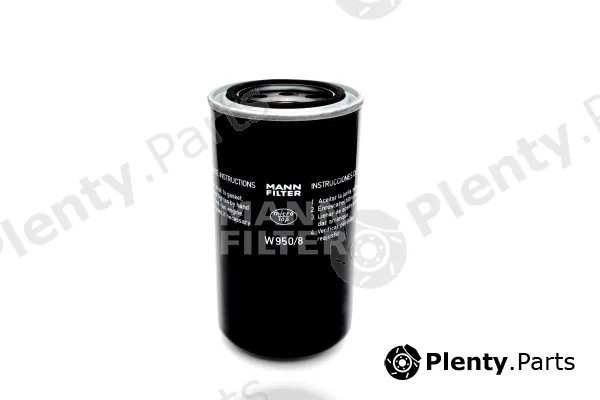 MANN-FILTER W950/8 — Hydraulic Filter, steering