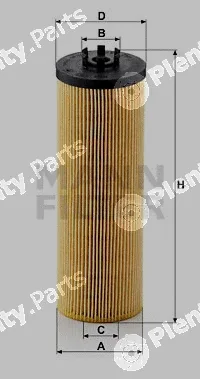 MANN-FILTER HU842x — Oil Filter
