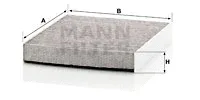 MANN-FILTER CUK2442 — Filter, cabin air