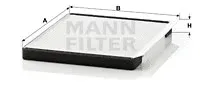 MANN-FILTER CU2331 — Filter, cabin air