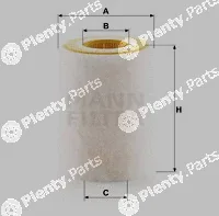 MANN-FILTER C1036/2 — Air Filter