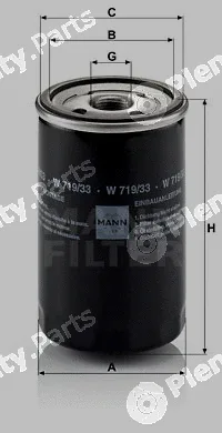MANN-FILTER W719/33 — Oil Filter