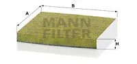 MANN-FILTER FP2043 — Filter, cabin air FreciousPlus