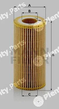 MANN-FILTER HU719/6x — Oil Filter