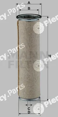 MANN-FILTER CF1122 — Secondary Air Filter