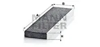 MANN-FILTER CUK4436 — Filter, cabin air