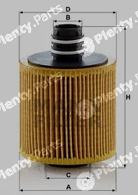 MANN-FILTER HU8006z — Oil Filter
