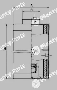 MANN-FILTER 4900050571 — Filter, compressed air system