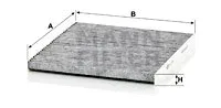 MANN-FILTER CUK2336 — Filter, cabin air