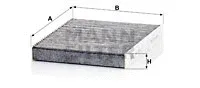 MANN-FILTER CUK2335KIT — Filter, cabin air