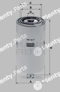 MANN-FILTER WK9047 — Fuel Filter