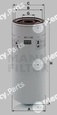 MANN-FILTER WD11005 — Oil Filter