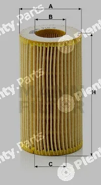 MANN-FILTER HU718/6x — Oil Filter