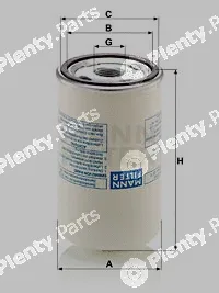 MANN-FILTER LB719/2 — Filter, compressed air system