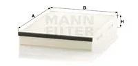 MANN-FILTER CU25007 — Filter, cabin air