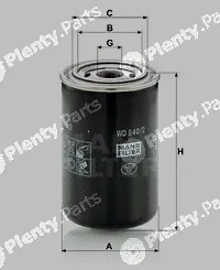 MANN-FILTER WD940/2 — Oil Filter