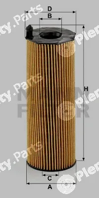 MANN-FILTER HU8001x — Oil Filter