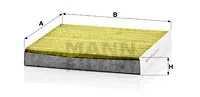 MANN-FILTER FP21003 — Filter, cabin air FreciousPlus
