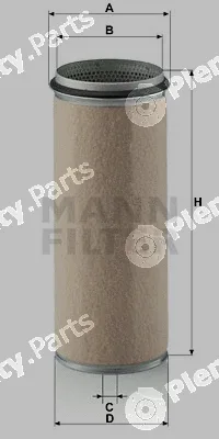 MANN-FILTER CF1610 — Secondary Air Filter