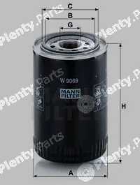 MANN-FILTER W9069 — Oil Filter