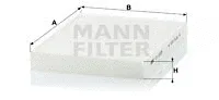 MANN-FILTER CU2335 — Filter, cabin air