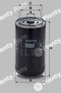 MANN-FILTER W950/41 — Oil Filter