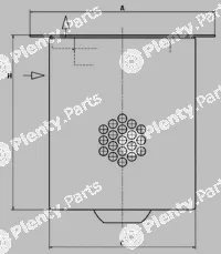 MANN-FILTER 4900050121 — Filter, compressed air system