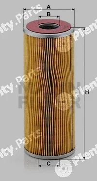 MANN-FILTER H1072/11x — Oil Filter