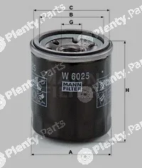 MANN-FILTER W6025 — Oil Filter