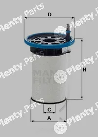 MANN-FILTER PU7005 — Fuel Filter