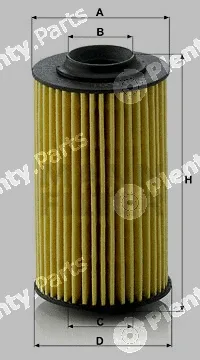 MANN-FILTER HU6001 — Oil Filter