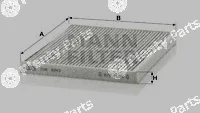 MANN-FILTER CUK2243 — Filter, cabin air