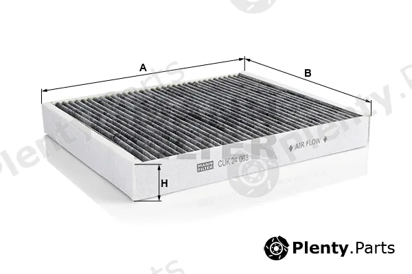 MANN-FILTER CUK24003 — Filter, cabin air