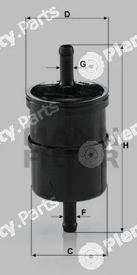 MANN-FILTER WK42/410 — Fuel Filter