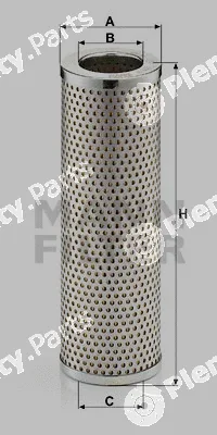 MANN-FILTER H837 — Hydraulic Filter, steering