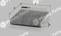 MANN-FILTER CUK1829 — Filter, cabin air
