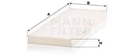 MANN-FILTER CU50001 — Filter, cabin air