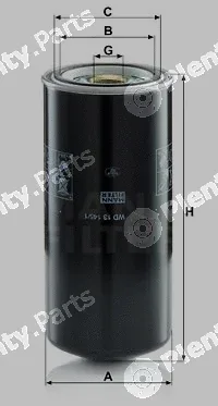 MANN-FILTER WD13145/1 — Oil Filter