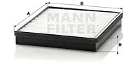 MANN-FILTER CU2520 — Filter, cabin air