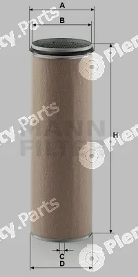 MANN-FILTER CF2100 — Secondary Air Filter