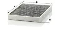 MANN-FILTER CUK2736-2 — Filter, cabin air
