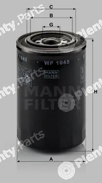 MANN-FILTER WP1045 — Oil Filter