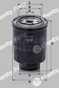 MANN-FILTER WK8052z — Fuel Filter
